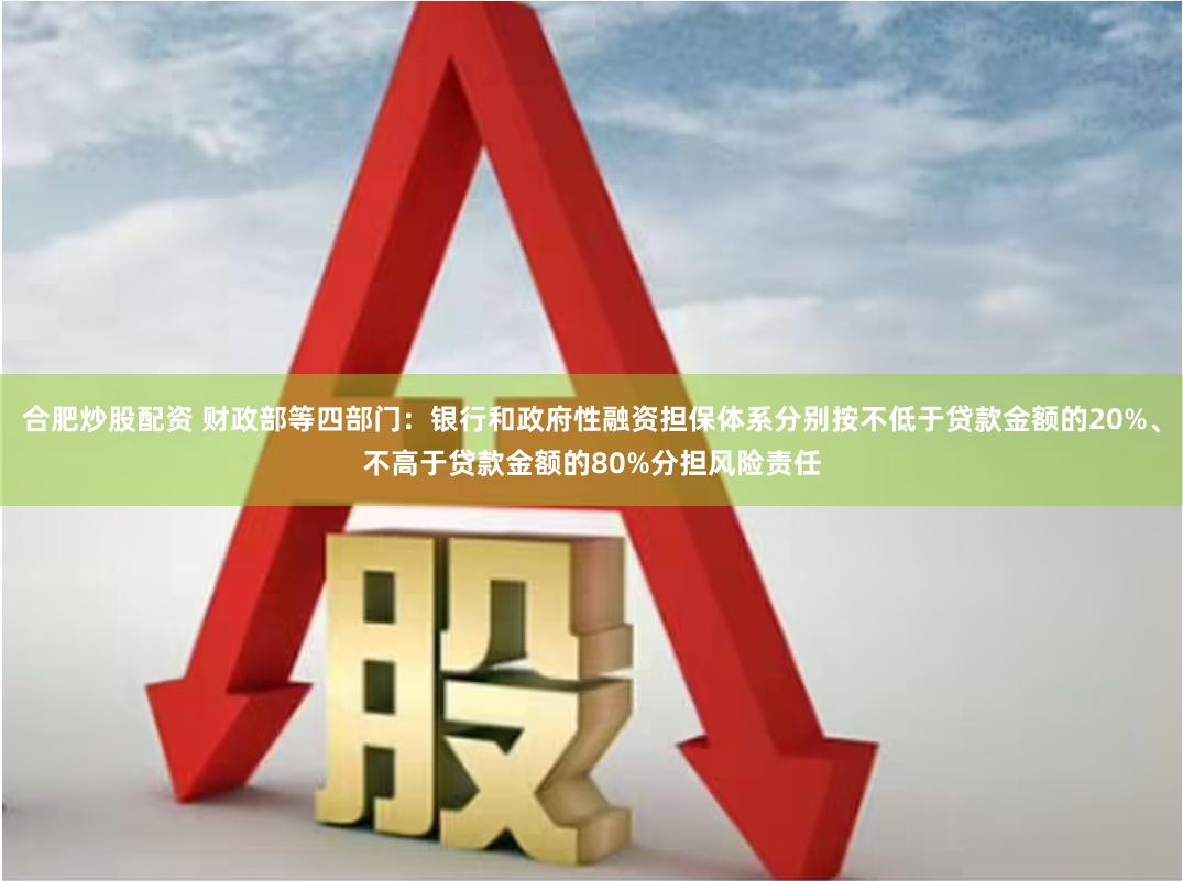 合肥炒股配资 财政部等四部门：银行和政府性融资担保体系分别按不低于贷款金额的20%、不高于贷款金额的80%分担风险责任