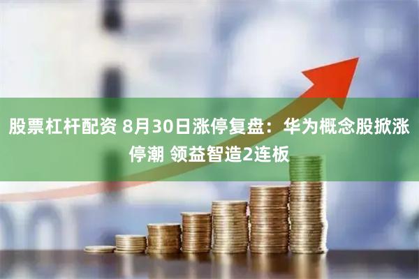 股票杠杆配资 8月30日涨停复盘：华为概念股掀涨停潮 领益智造2连板